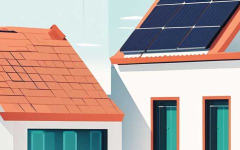 How to install solar energy on the sloping roof of a tile house