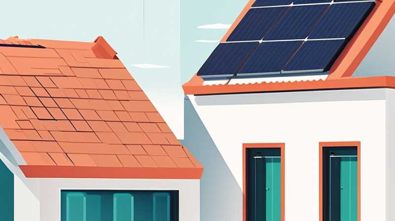 How to install solar energy on the sloping roof of a tile house