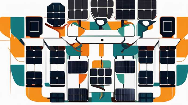 How to dismantle solar panels with wire rope