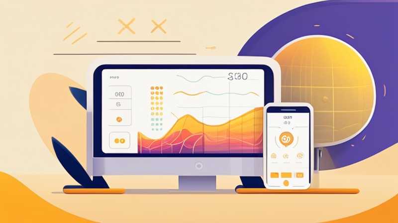 How to share solar energy monitoring with mobile phone