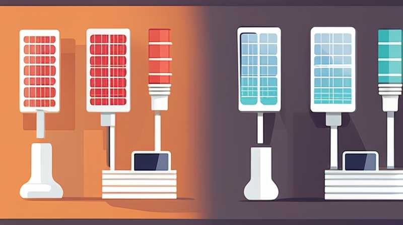 How to charge solar energy-saving lamps