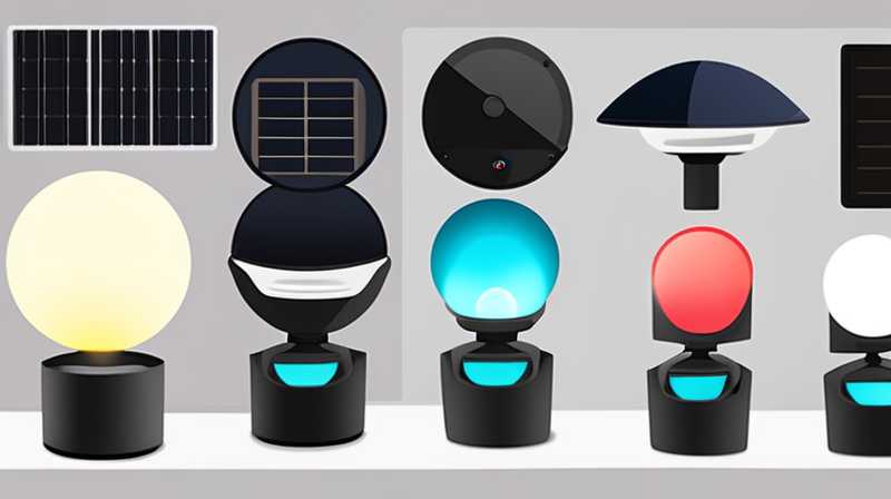 How to light up the solar garden light ball