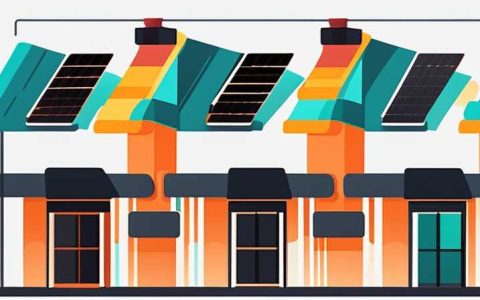 How to decorate the solar energy on the roof of a villa