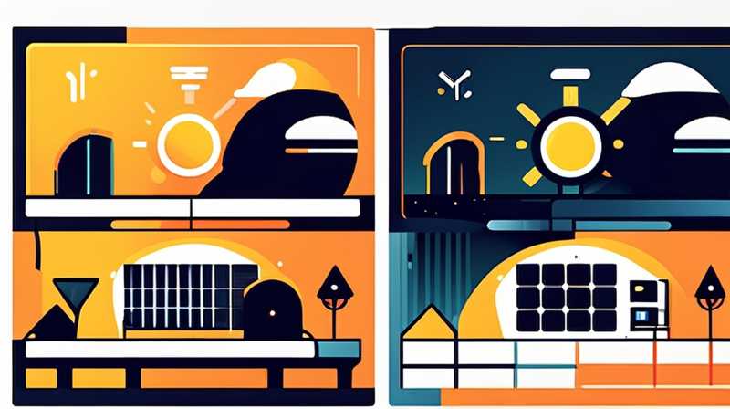 How to control the brightness of solar energy at night