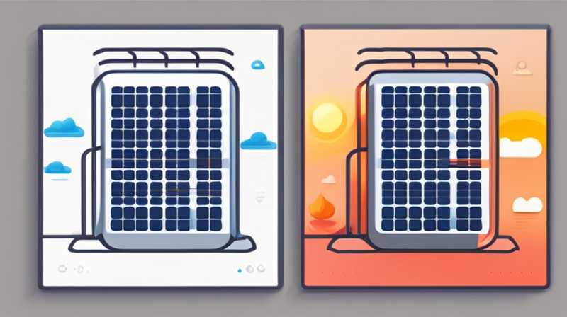 How much does solar heating cost for 100 square meters?