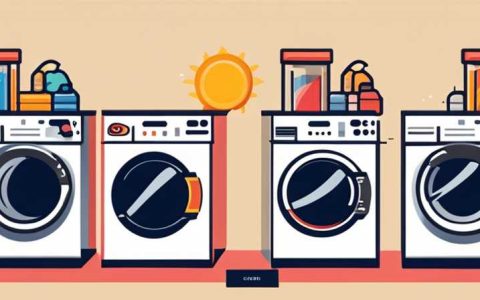 How to place a washing machine with solar tubes