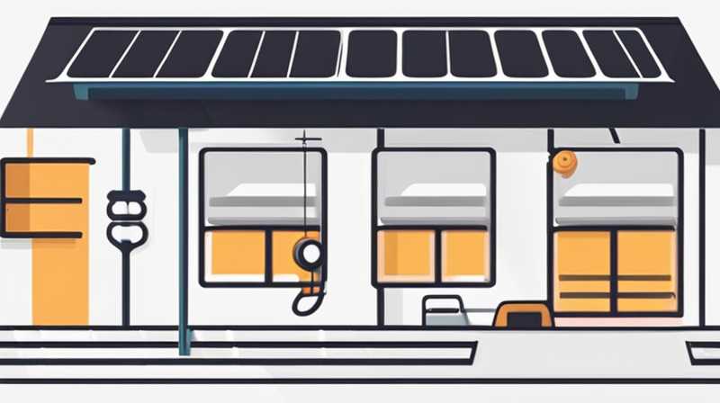 How much power does the solar charging panel light have