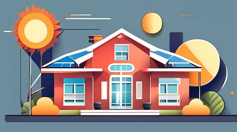 How to decorate a house with solar panels