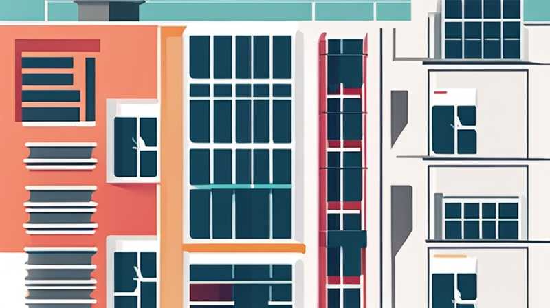 How to install solar energy on the 17th floor of the building