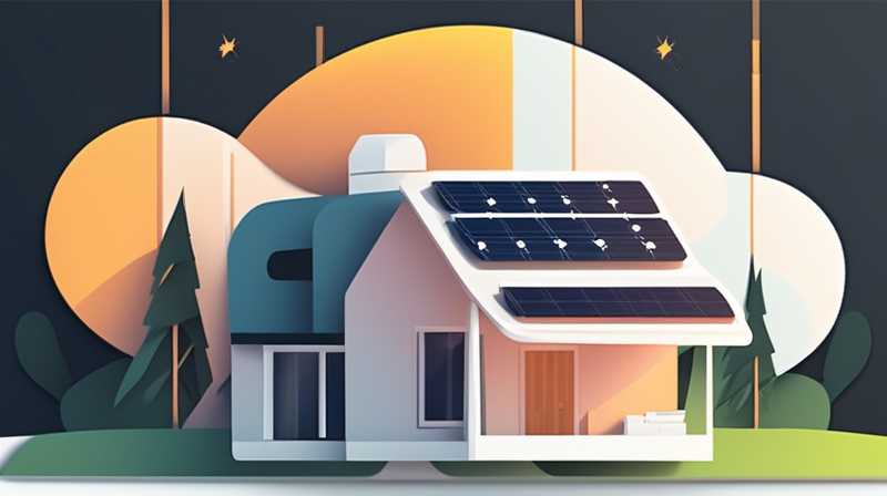 How many volts does household solar power usually have?