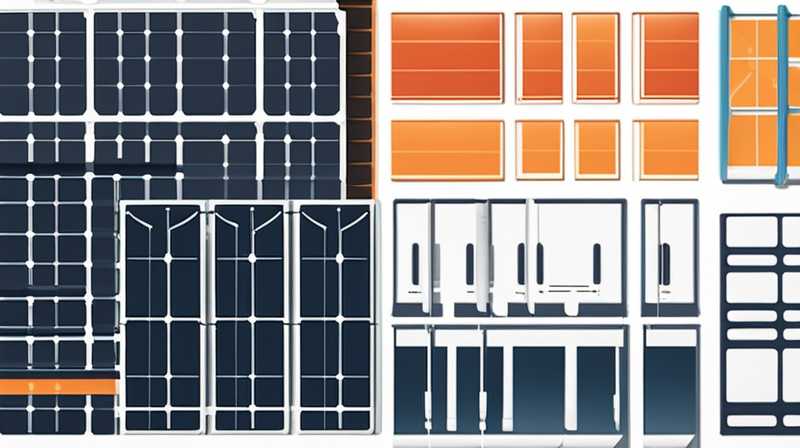 What materials are needed for solar photovoltaic panels