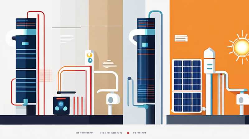 How to connect high-rise solar indoor pipes