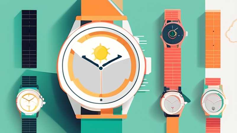 How to check solar charging of watch