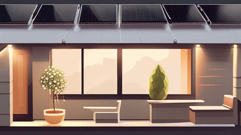 How to hang solar lights on the eaves