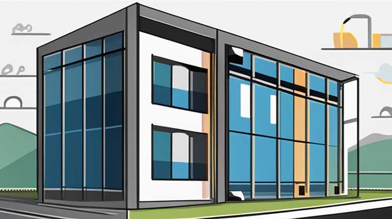 How to install solar photovoltaic steel frame on the building