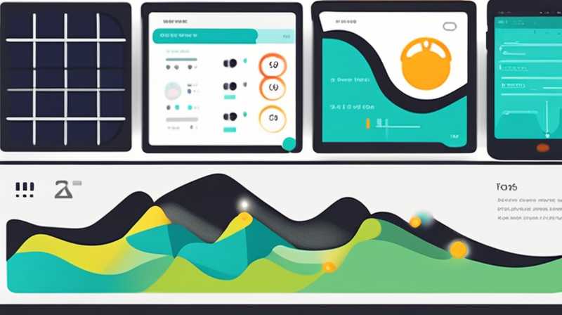 How to connect the solar monitoring interface