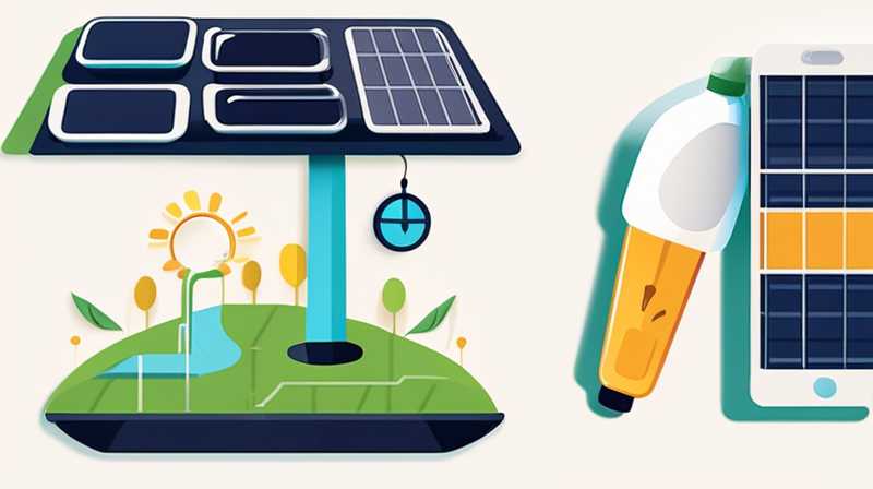 What is the schematic diagram of solar energy-saving lamp?