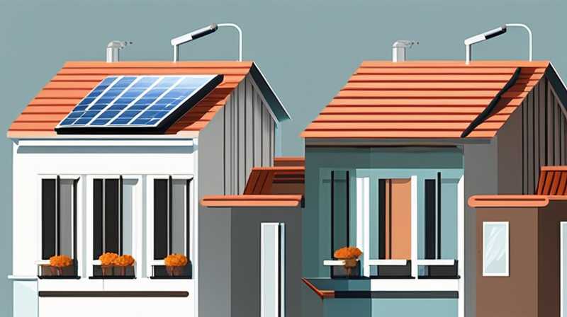 How to connect rooftop solar street lights