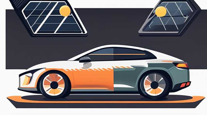 How to disassemble the solar panel of the car interior light