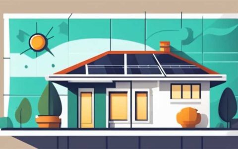 How to install wall mounted solar panels in a tile house