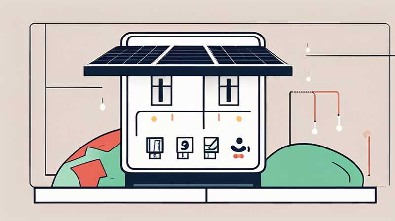 How much current should the solar panel be connected to?