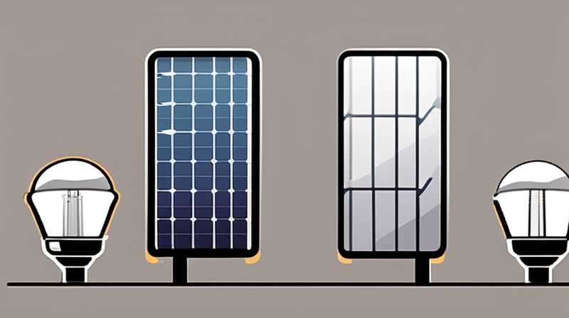 How much electricity can solar street lights install