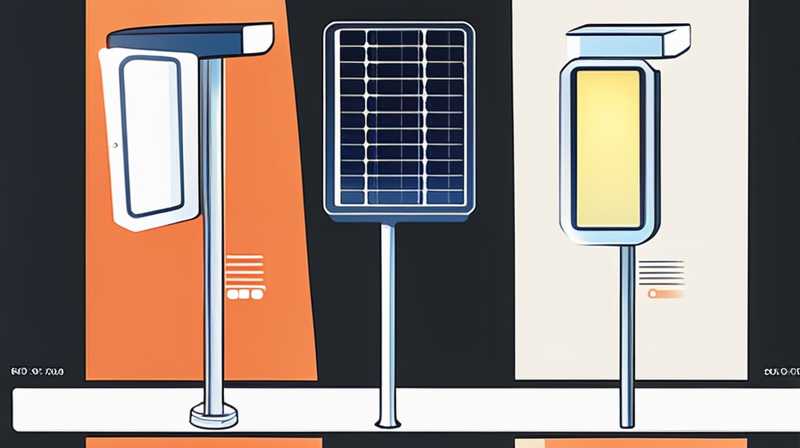 How many volts are the double panel solar street lights