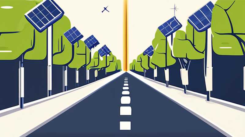 How many volts can solar street lights generate?