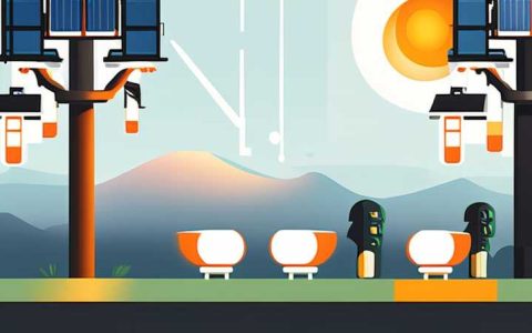 What is the range of solar lights?