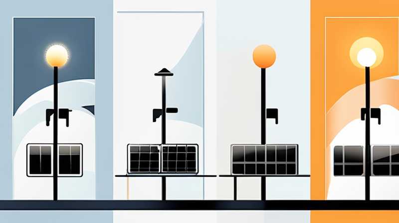 How to connect old solar panels to street lights