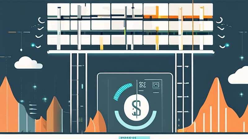 How much does solar energy project cost per meter?