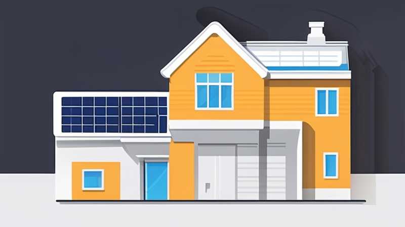 How many watts of solar energy are used in the home?