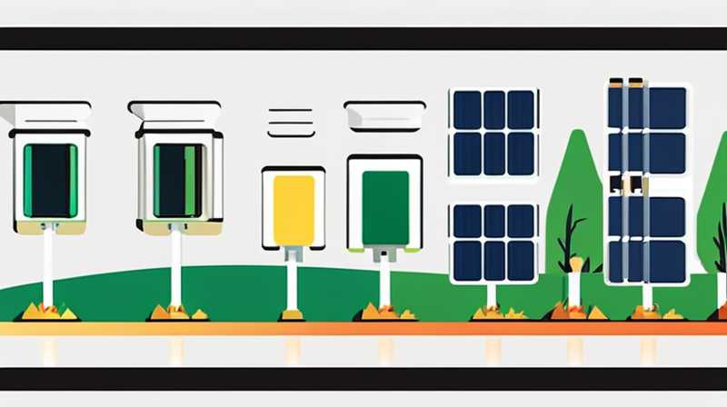 How to install column solar panels