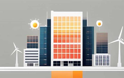 What does solar energy look like on high-rise buildings?