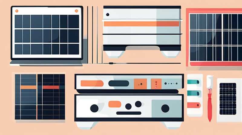 What does the solar cell experiment show?