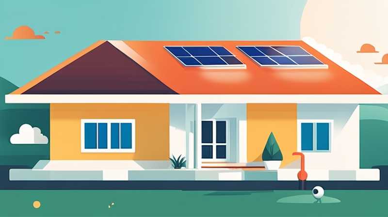 What kind of solar energy is good for living in a villa