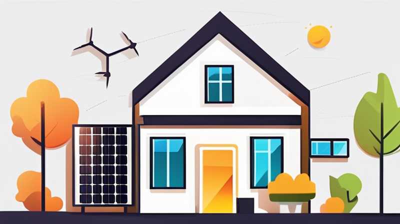 How many watts of solar energy are installed in the house?