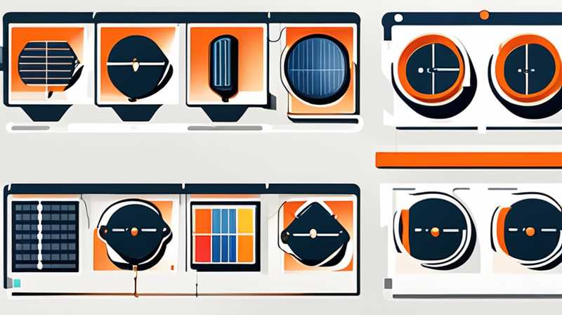 How to connect the solar four-core sensor line