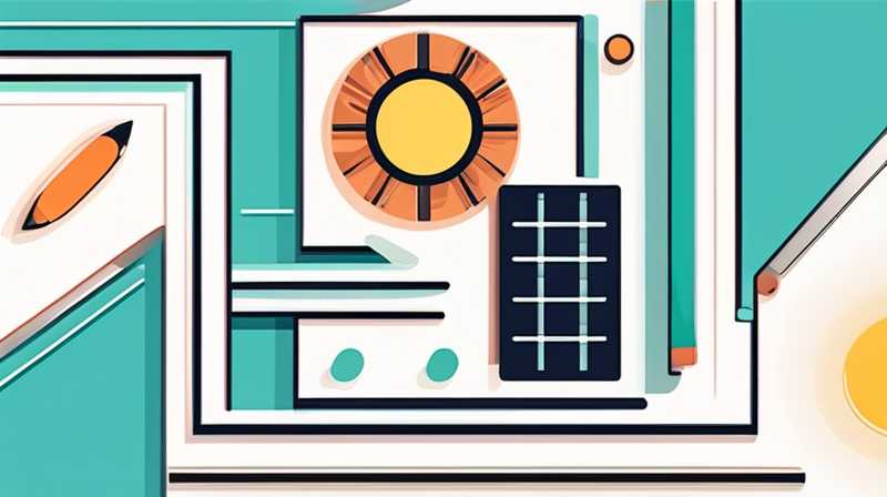 What is the principle of solar motor