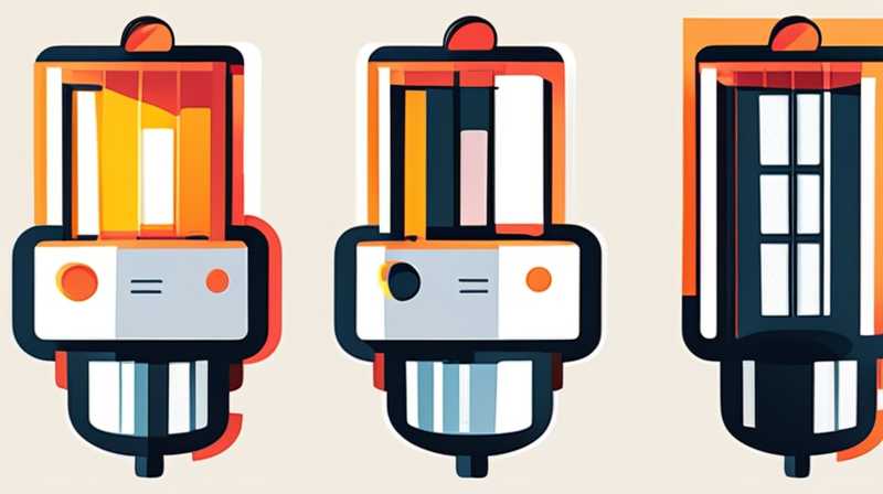 How many volts of battery are inside a solar outdoor light?