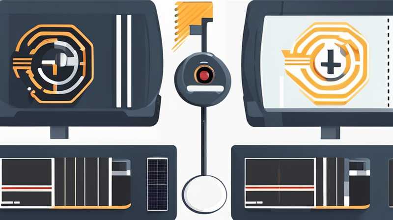 How to remove the solar panel of the solar gun camera monitoring