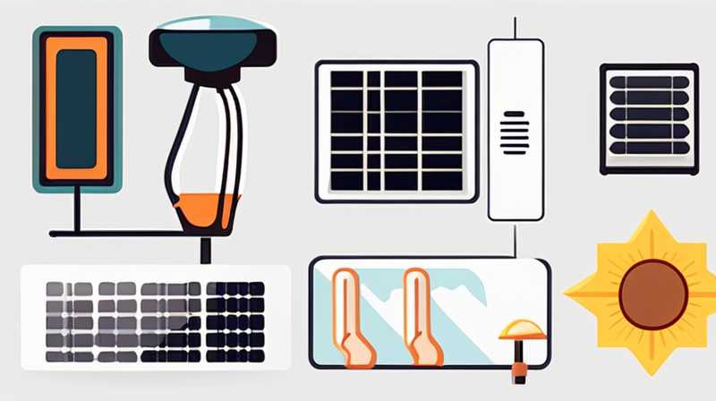 What to do if the solar lamp head always flashes