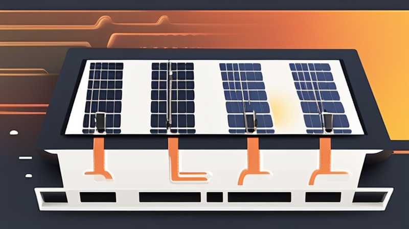 Where are the three switches of solar panel?