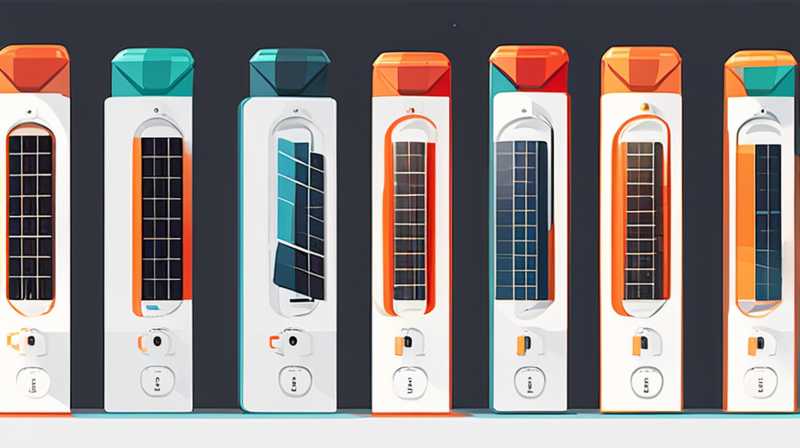 How much voltage does the solar light output?