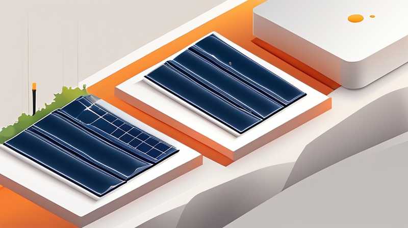 What kind of glue is used to stick solar cells?