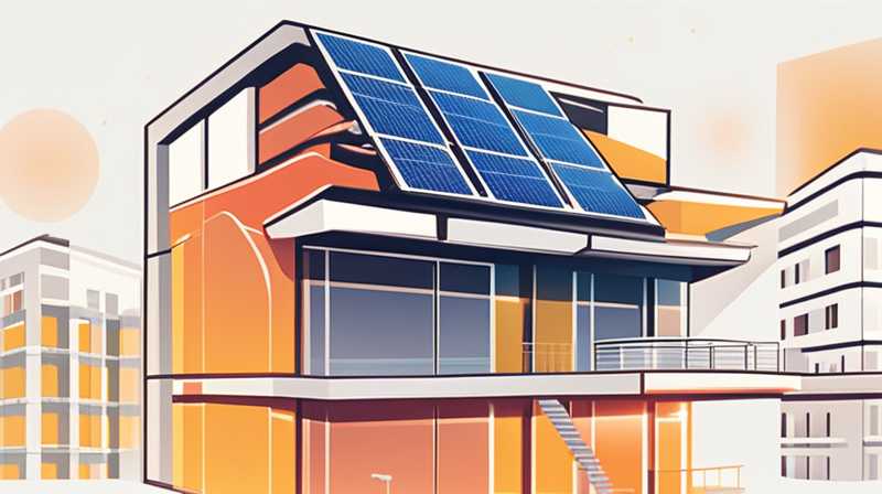 What are the specifications of solar panels for high-rise buildings?