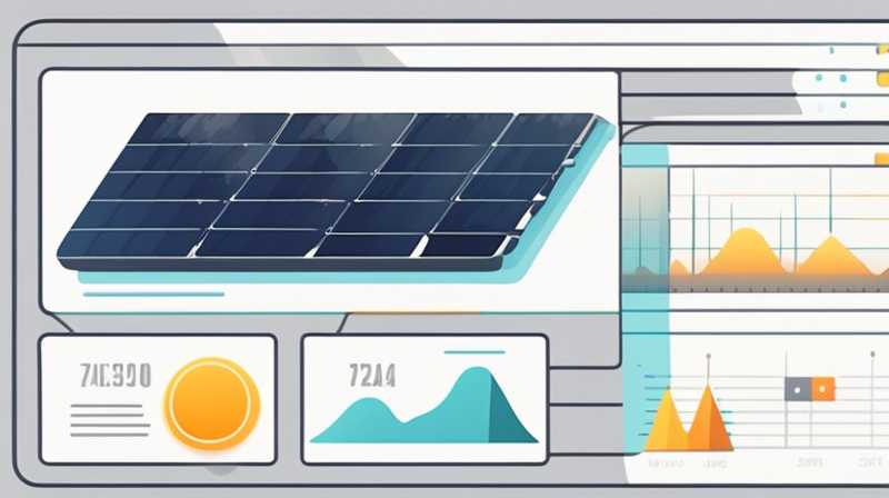 How to place monitoring solar panels