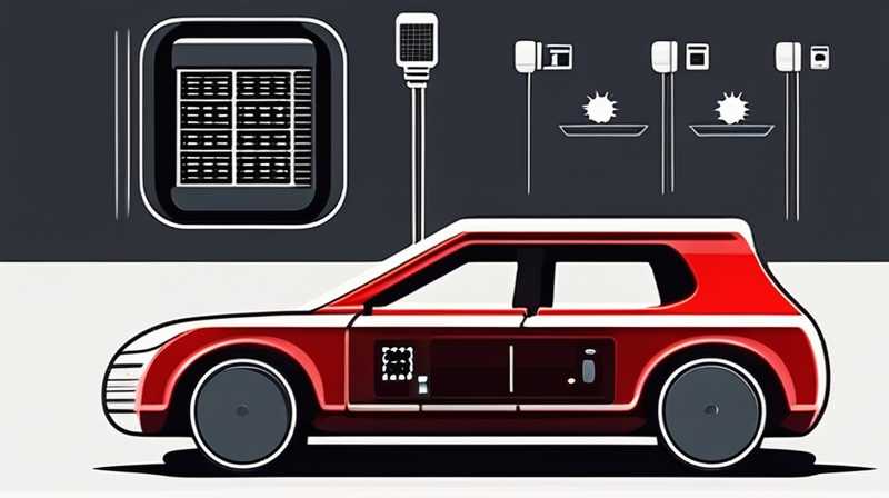 How to connect the car solar light switch