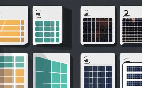 How to arrange four solar panels