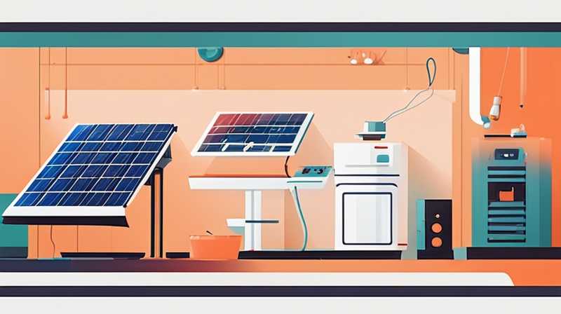 What does a solar panel cutting room do?